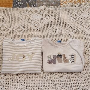 Mayoral Bundle Lot Tops Girls Size 5 & 6 Joy & Wild